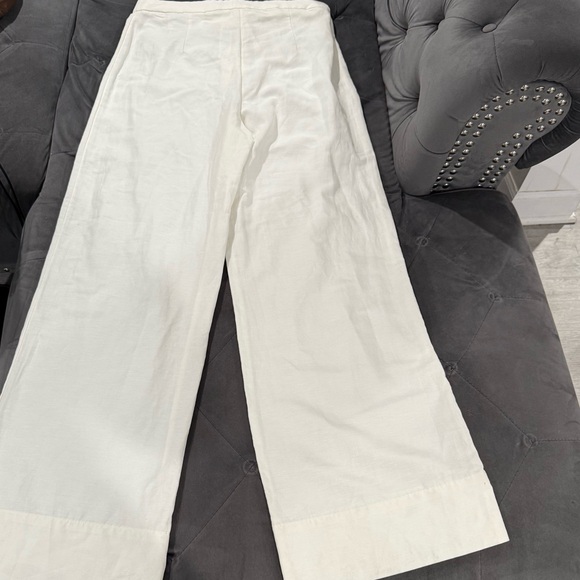 H&M Cream Wide Leg Pants - Picture 5 of 7
